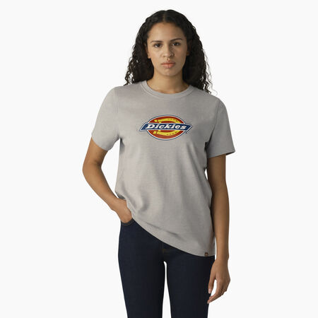 T-shirt &eacute;pais &agrave; logo pour femmes - Heather Gray &#40;H2&#41;