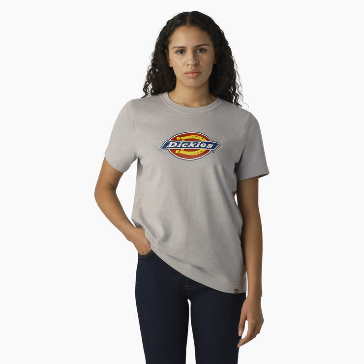 T-shirt épais à logo pour femmes - Heather Gray (H2) numéro de l’image 1