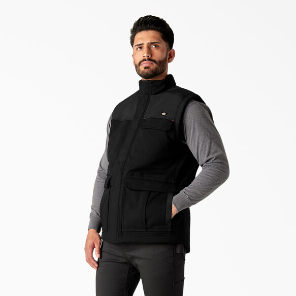FLEX Duck Canvas Insulated Vest - Black &#40;BK&#41;