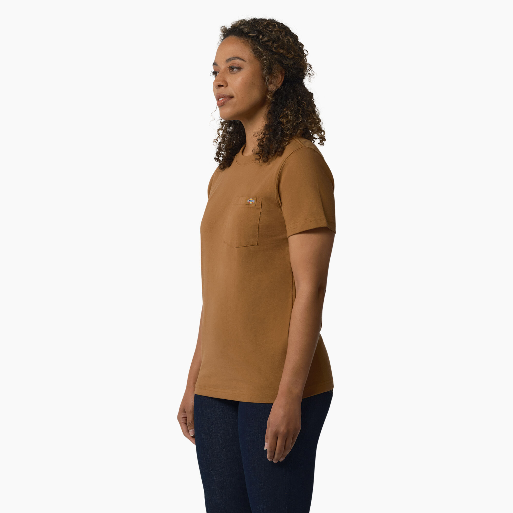 Brown t shirt womens top
