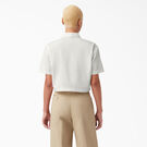 Women&#39;s Embroidered Patch Cropped Work Shirt - Rinsed Cloud &#40;R2C&#41;