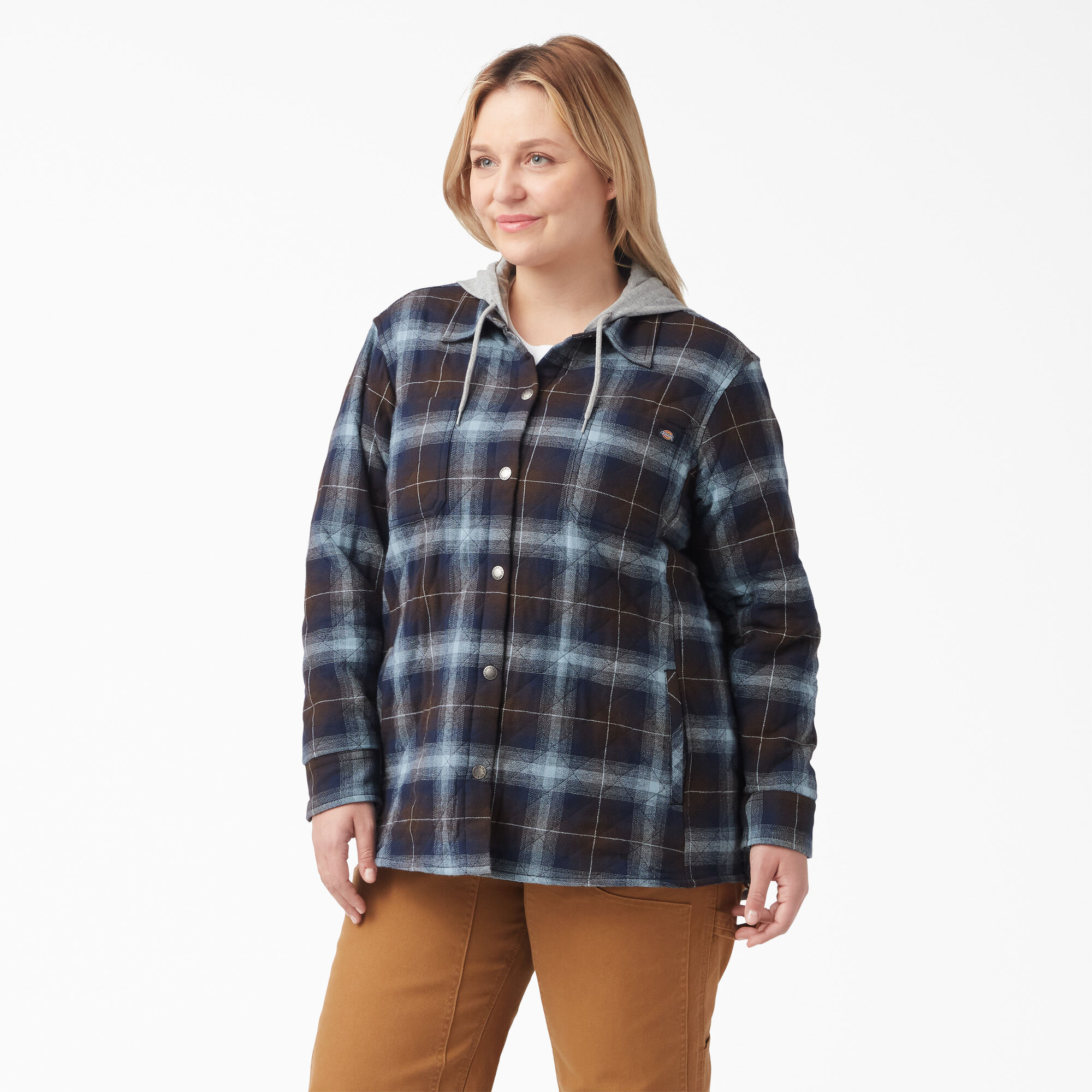 Flannel jacket with hood womens new arrivals