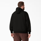 Relaxed Fit Logo Fleece Pullover Hoodie - Black &#40;BK&#41;