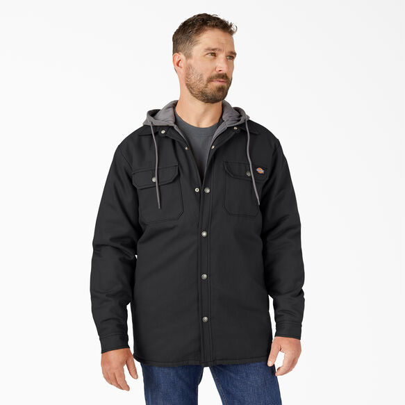 Veste-chemise &agrave; capuchon en coutil Hydroshield - Black &#40;BK&#41;