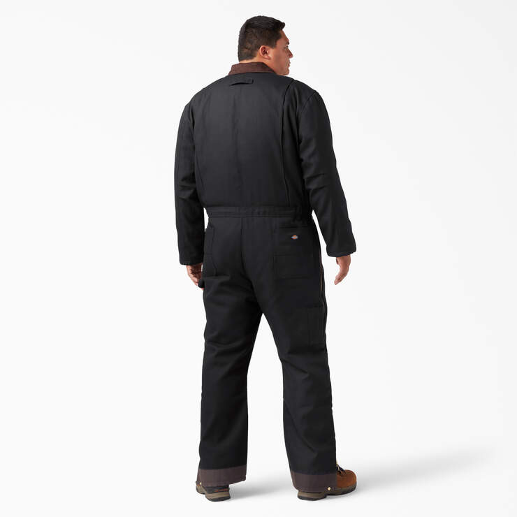 Duck Insulated Coveralls - Black (BK) image number 5