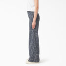 Pantalon de travail de coupe standard &agrave; jambe large pour femmes - Rinsed Navy Crosshatch &#40;R2A&#41;