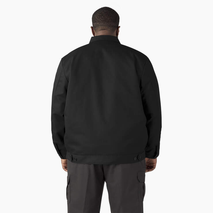 Insulated Eisenhower Jacket - Black (BK) image number 6