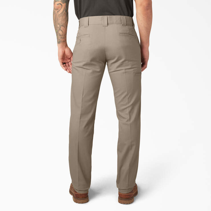 Pantalon de travail de coupe ajustée à jambe fuselée et à poche multi-usage - Desert Sand (DS) numéro de l’image 2