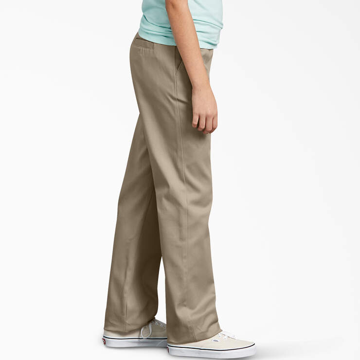 Girls' Slim Fit Pants, 4-20 - Desert Sand (DS) numéro de l’image 4