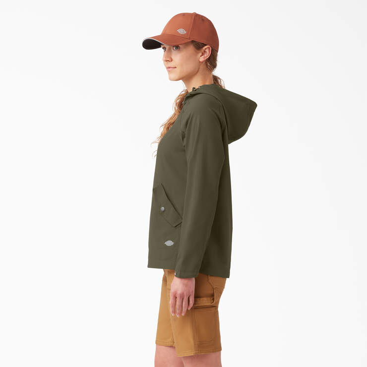 Manteau à capuchon Performance pour femmes - Military Green (ML) numéro de l’image 3