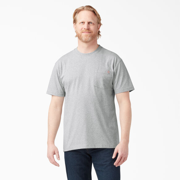 T-shirt &eacute;pais &agrave; manches courtes - Heather Gray &#40;HG&#41;
