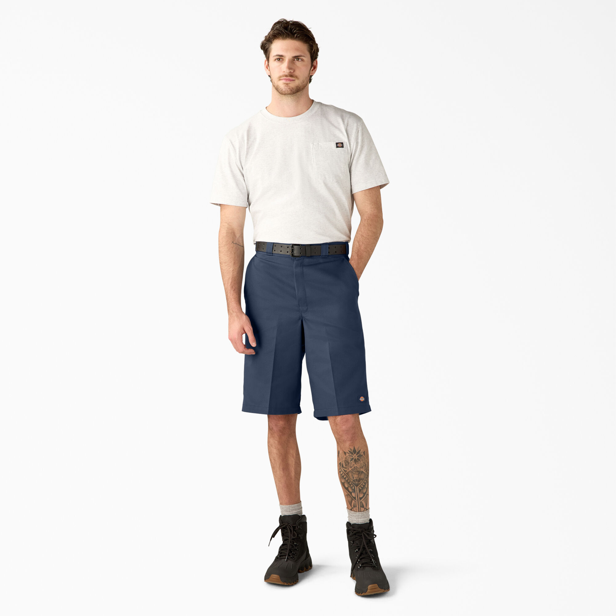 Navy blue top dickie shorts