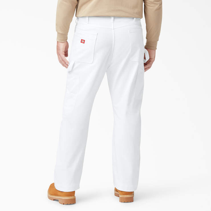 Pantalon de peintre de coupe décontractée - White (WH) numéro de l’image 5