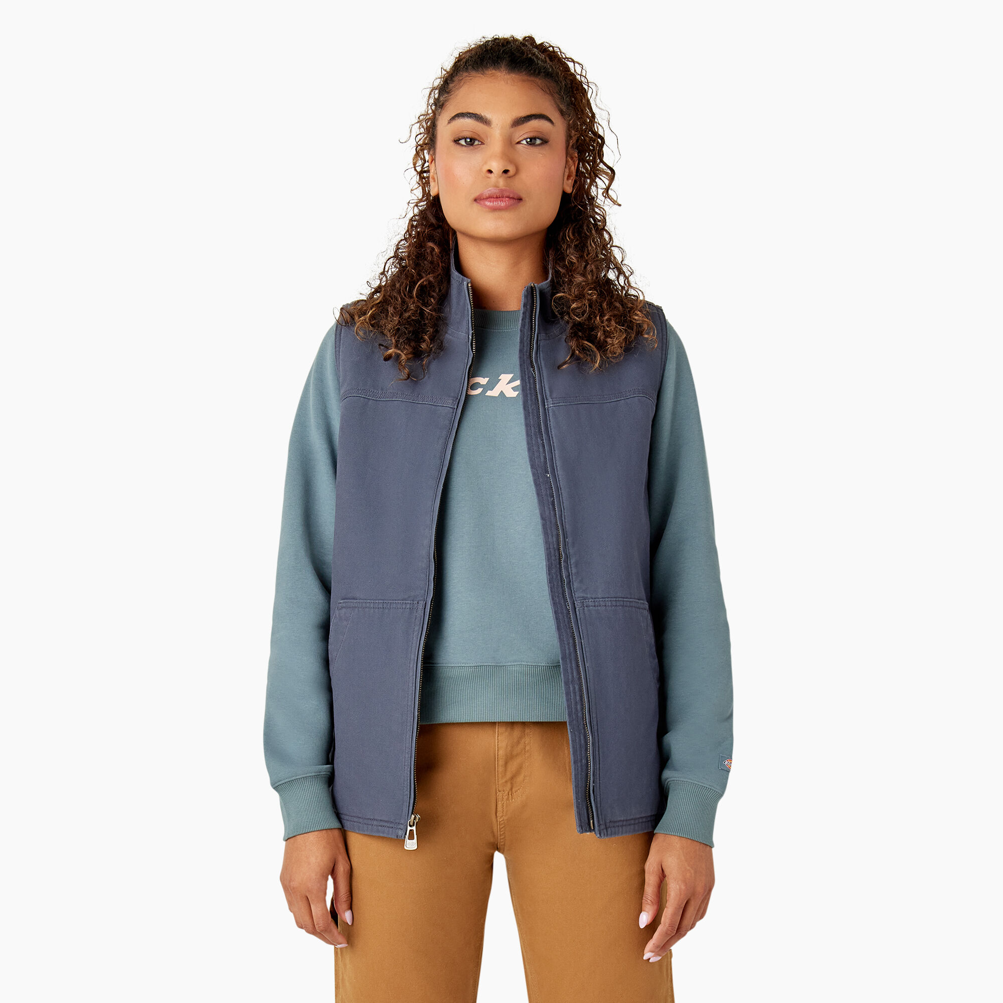 Fleece lined cheap vest womens