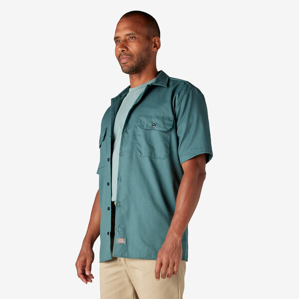 Short Sleeve Work Shirt - Lincoln Green &#40;LN&#41;