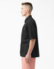 Chemise de travail &agrave; manches courtes avec fermeture &eacute;clair &agrave; l&rsquo;avant - Black &#40;BKX&#41;