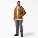 Duck High Pile Fleece Lined Hooded Jacket - Rinsed Brown Duck &#40;RBD&#41;