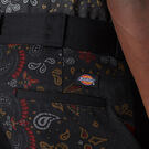 Pantalon &agrave; appliqu&eacute;s Reworked - Rinsed Black Bandana &#40;R1B&#41;