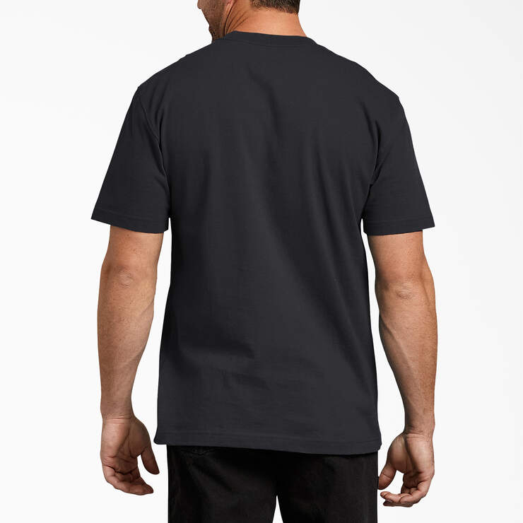 T-shirt épais à encolure ras du cou et à manches courtes - Black (BK) numéro de l’image 2