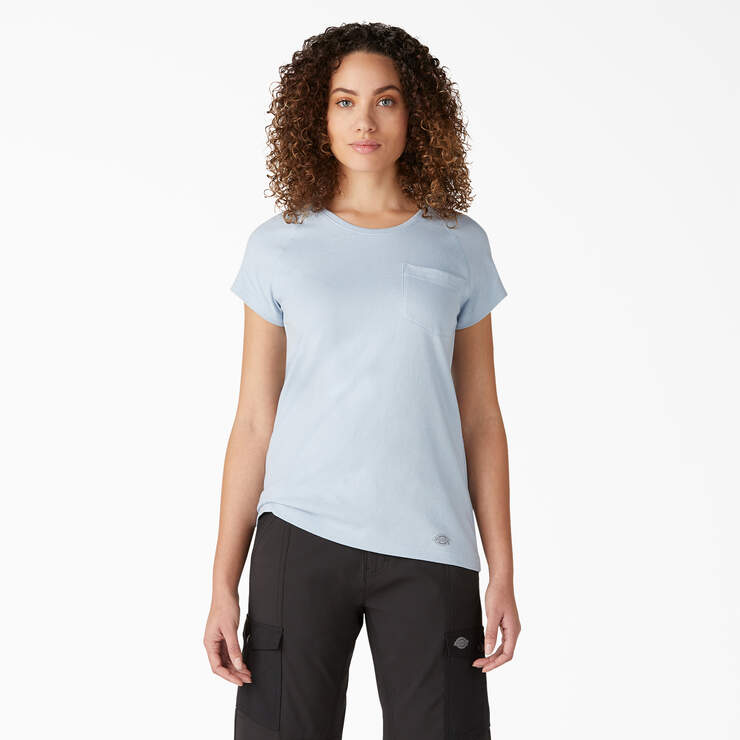 T-shirt fraîcheur à manches courtes pour femmes - Fog Blue (FE) numéro de l’image 1