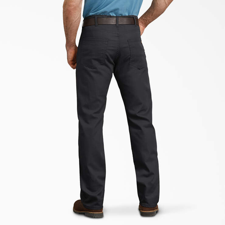 Pantalon en coutil de coupe standard - Stonewashed Black (SBK) numéro de l’image 2