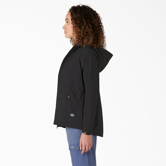 Manteau &agrave; capuchon Performance pour femmes - Black &#40;BKX&#41;