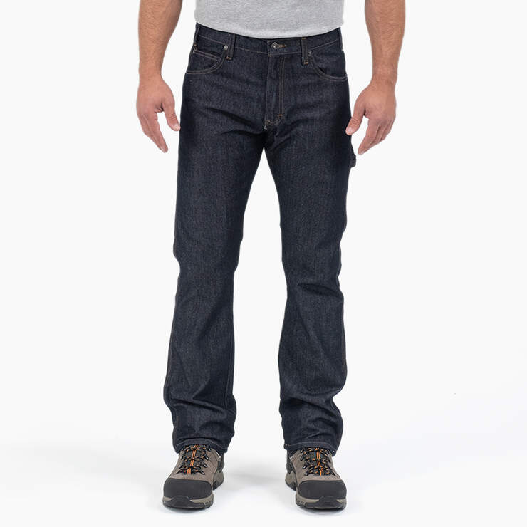 FLEX Regular Fit Carpenter Jeans - Rinsed Indigo Blue (RNB) image number 1