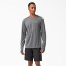Temp-iQ&reg; 365 Long Sleeve Pocket T-Shirt - Dark Gray Heather &#40;GHF&#41;