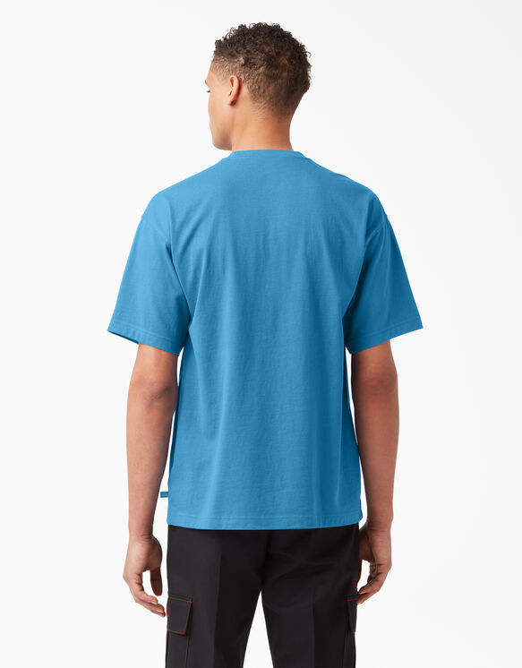 Short Sleeve Graphic Pocket T-Shirt - Bright Cobalt &#40;B2T&#41;