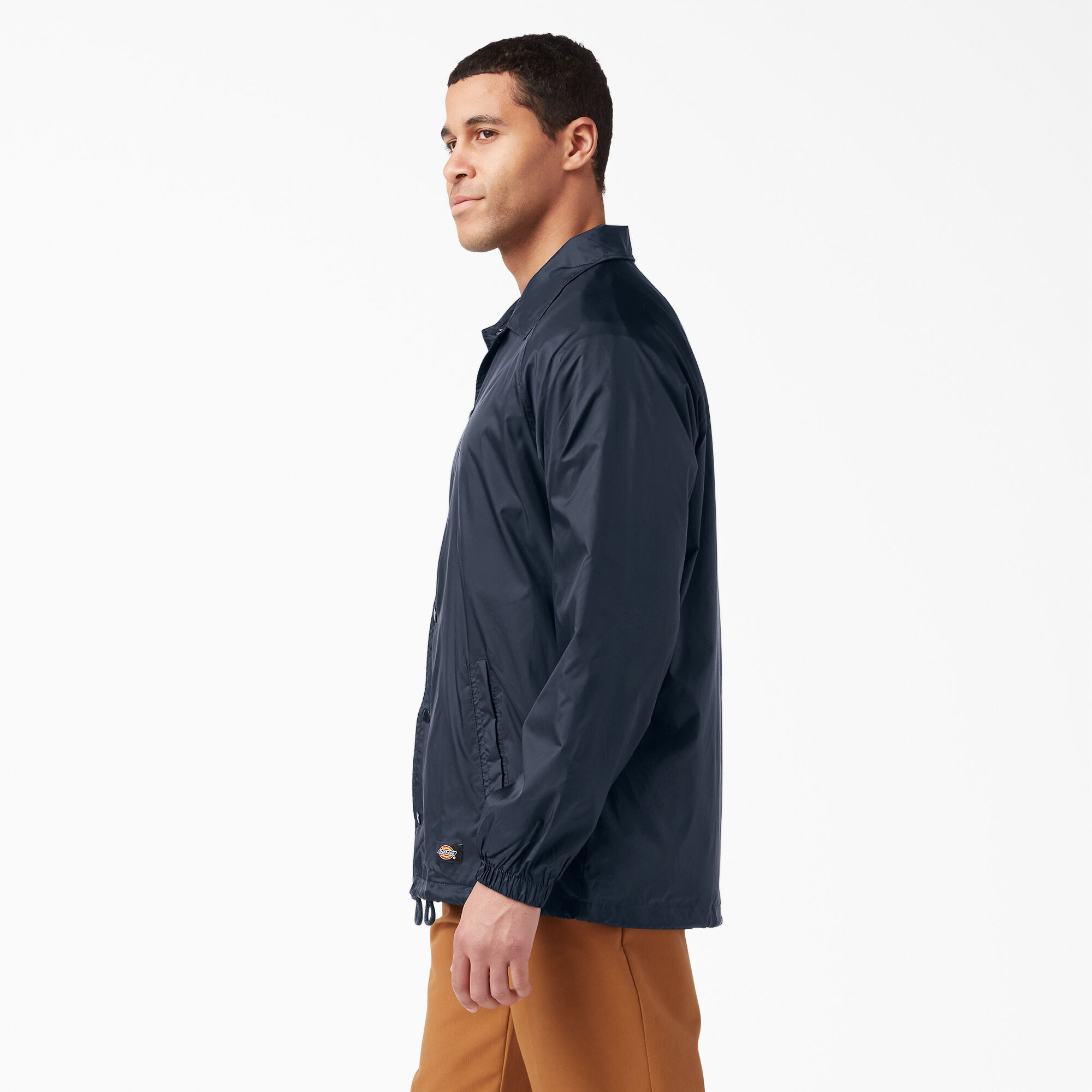 Dickies snap front nylon jacket top
