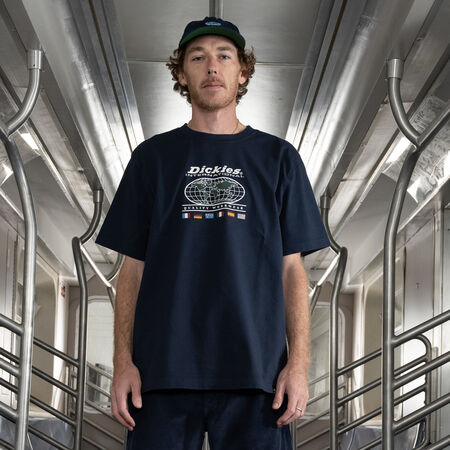 T-shirt &agrave; imprim&eacute; Jake Hayes - Ink Navy &#40;IK&#41;