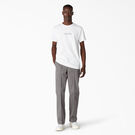 Regular Fit Single Dye Work Pants - Slate Gray Heather &#40;SH1&#41;