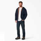 High Pile Fleece Lined Full Zip Hoodie - Dark Navy &#40;DN&#41;