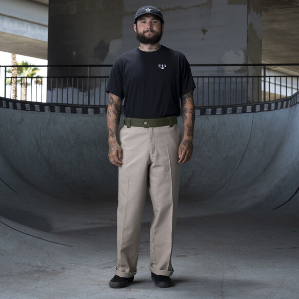 Ronnie Sandoval Loose Fit Double Knee Pants - Desert Sand/Olive Color Block &#40;DVC&#41;