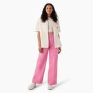 Women&#39;s Regular Fit Wide Leg Work Pants - Wild Rose &#40;WR2&#41;