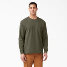 T-shirt &eacute;pais ras du cou &agrave; manches longues - Military Green &#40;ML&#41;