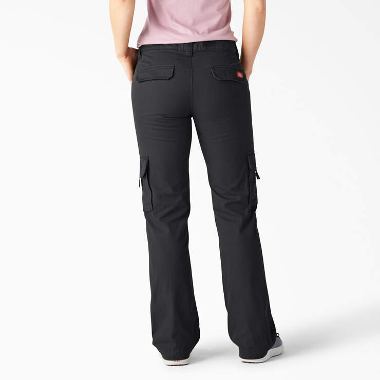 Pantalon cargo décontracté pour femmes - Rinsed Black (RBK) numéro de l’image 2