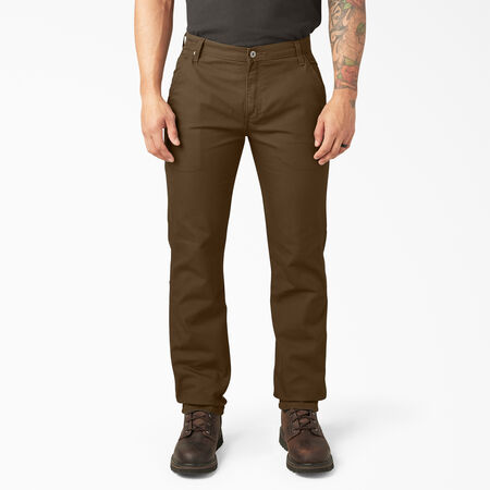 FLEX Regular Fit Duck Carpenter Pants - Stonewashed Timber Brown &#40;STB&#41;
