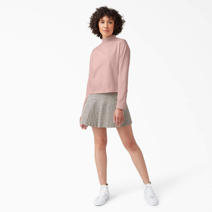 Women's Mapleton High Neck Long Sleeve T-Shirt - Light Pink (BPI) image number 4