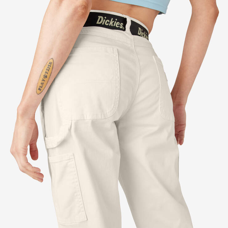 Women's Relaxed Fit Carpenter Pants - Cloud (CL9) image number 8