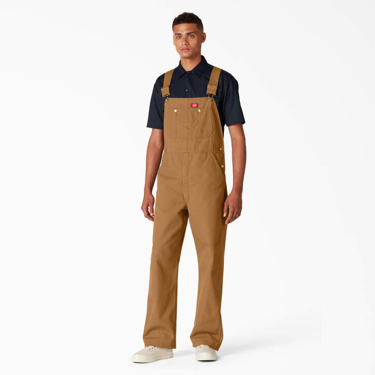 Classic Bib Overalls - Rinsed Brown Duck (RBD) image number 8