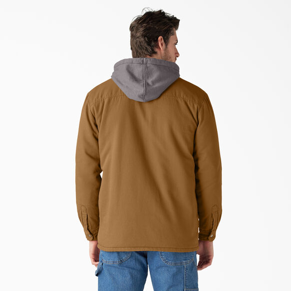 Veste-chemise &agrave; capuchon en coutil Hydroshield - Brown Duck &#40;BD&#41;