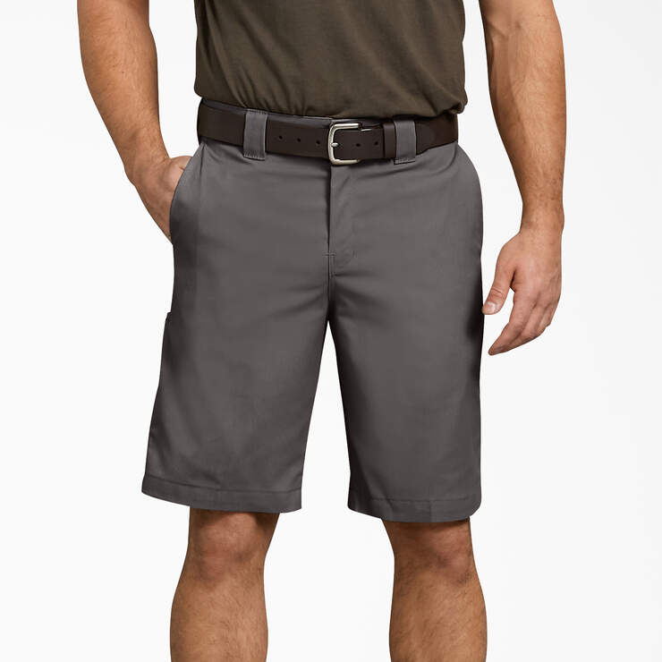 Relaxed Fit Work Shorts, 11" - Gravel Gray (VG) image number 1