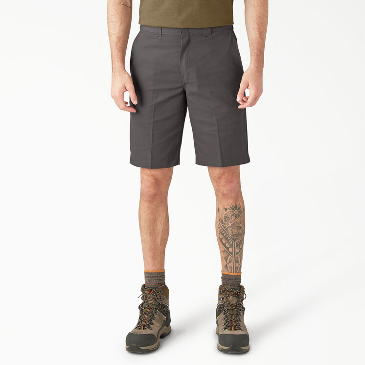 Relaxed Fit Work Shorts, 11&quot; - Gravel Gray &#40;VG&#41;