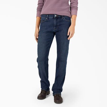 Jeans de travail r&eacute;chauffant pour femmes - Stonewashed Medium Blue &#40;MSW&#41;
