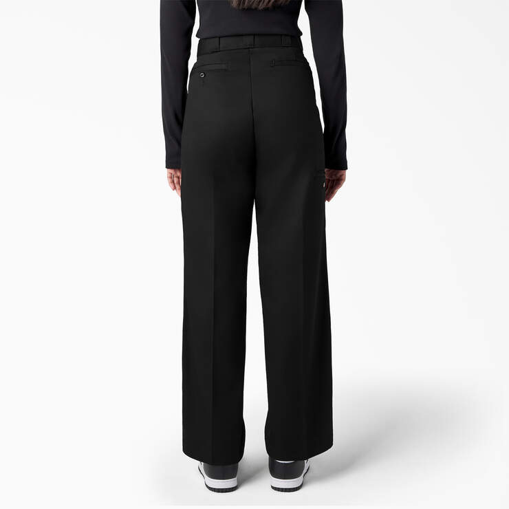 Pantalon de travail de coupe ample à genoux renforcés pour femmes - Black (BK) numéro de l’image 2