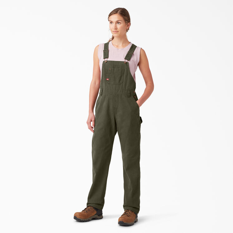 Salopettes de coupe d&eacute;contract&eacute;e pour femmes - Rinsed Moss Green &#40;RMS&#41;