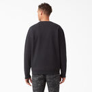 Fleece Logo Graphic Sweatshirt - Black w/ Red Stitching &#40;B2I&#41;