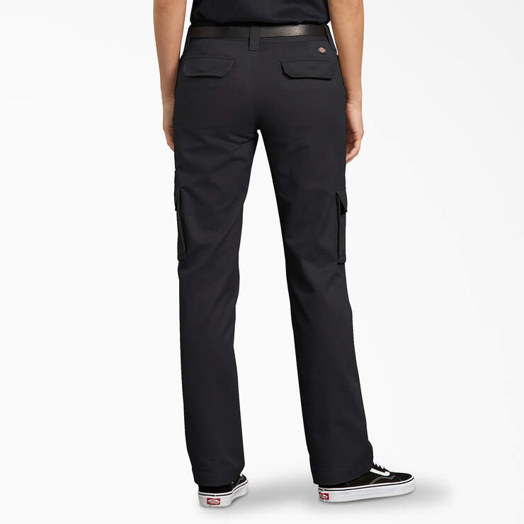 Pantalon cargo de coupe décontractée FLEX pour femmes - Black (BK) numéro de l’image 2