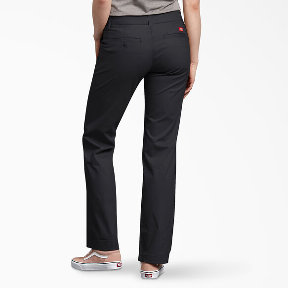 Pantalon de coupe d&eacute;contract&eacute;e pour femmes - Black &#40;BK&#41;